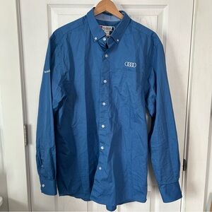 Clique Blue Casual Button Down Shirt
